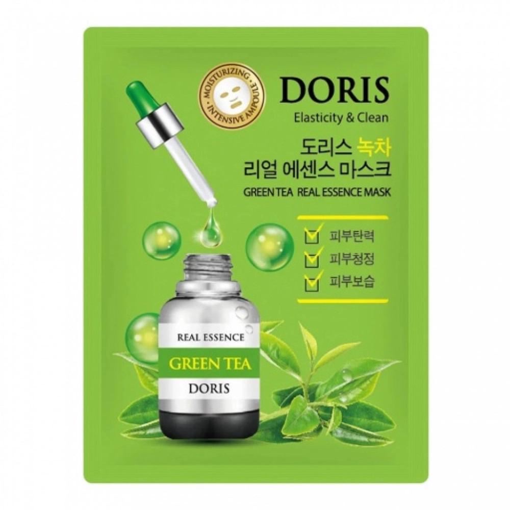 Doris, Выравнивающая тканевая маска с экстрактом зеленого чая